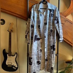 Newsletter Print Dress